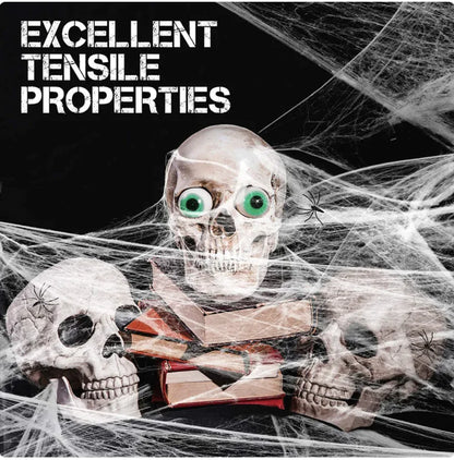 Halloween Spider Web Cotton Decoration for Haunted House & Party